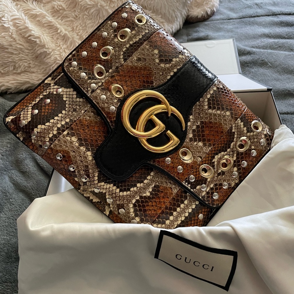 Authentic Gucci Python Bag NEW